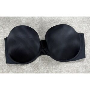 Victoria's Secret Strapless Bra 38D Black‎ Multiway Lightly Lined
